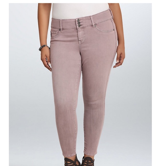 torrid Denim - Torrid Dusty Pink Jeggings